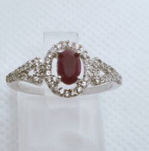 NWOT Designer Signed  Montepuez Ruby Ring